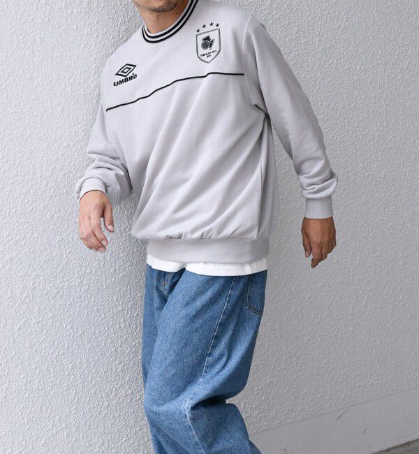 SHIPS any「【SHIPS any別注】UMBRO: 90s ロゴ サッカー スウェット (セットアップ対応)◇」|スウェット・ジャージ|