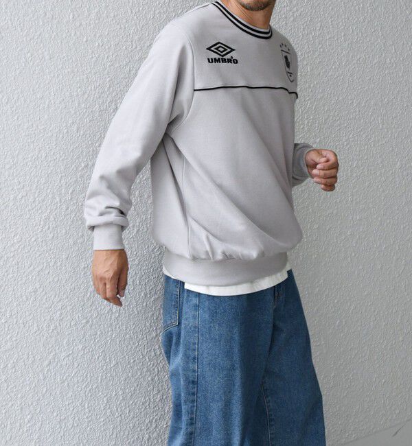 SHIPS any「【SHIPS any別注】UMBRO: 90s ロゴ サッカー スウェット (セットアップ対応)◇」|スウェット・ジャージ|