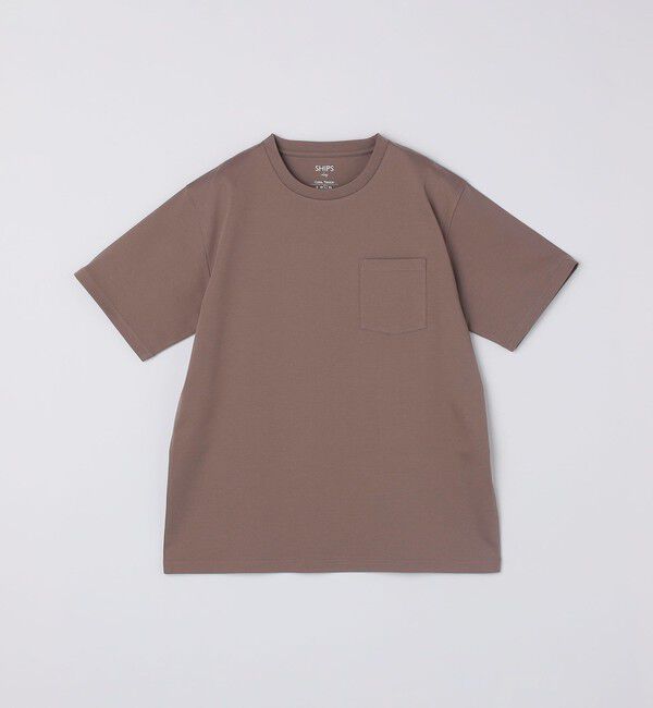 SHIPS Colors 「SHIPS Colors:〈接触冷感〉シルケット コットン クルーネック TEE◇」|Tシャツ・カットソー|
