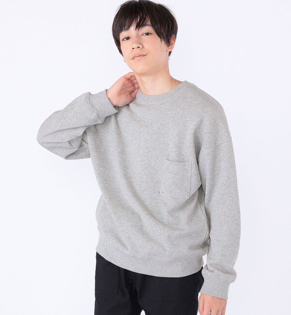 SHIPS KIDS「【WEB限定】SHIPS KIDS:100～160cm / NEW マイクロ ロゴ スウェット」|スウェット・ジャージ|