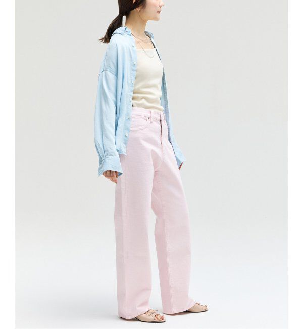 SLOBE IENA「《一部店舗・WEB限定カラーあり/追加5》LE DENIM ストレートパンツ」|デニム|
