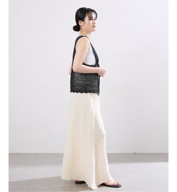 IENA「《追加》enrica/エンリカ レースガラKNIT ニット KNIT 225」|ニット・セーター|