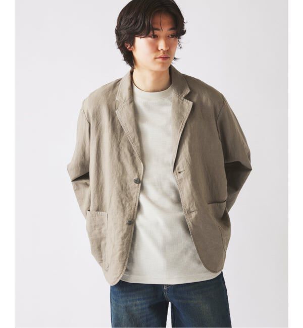 JOURNAL STANDARD relume「European Flax / ヨーロピアンフラックス ガーメントダイ 2Bジャケット」|テーラードジャケット|