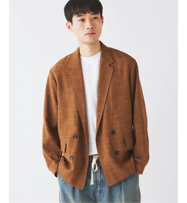 JOURNAL STANDARD relume「テックキャンバス  ダブルプレスト ジャケット(セットアップ対応可能)」|テーラードジャケット|