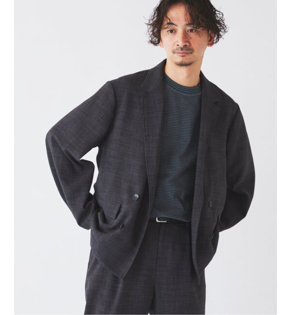 JOURNAL STANDARD relume「テックキャンバス  ダブルプレスト ジャケット(セットアップ対応可能)」|テーラードジャケット|