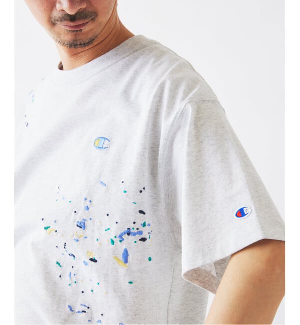 JOURNAL STANDARD relume「CHAMPION / チャンピオン 別注 刺繍スプラッシュ Tシャツ」|Tシャツ・カットソー|