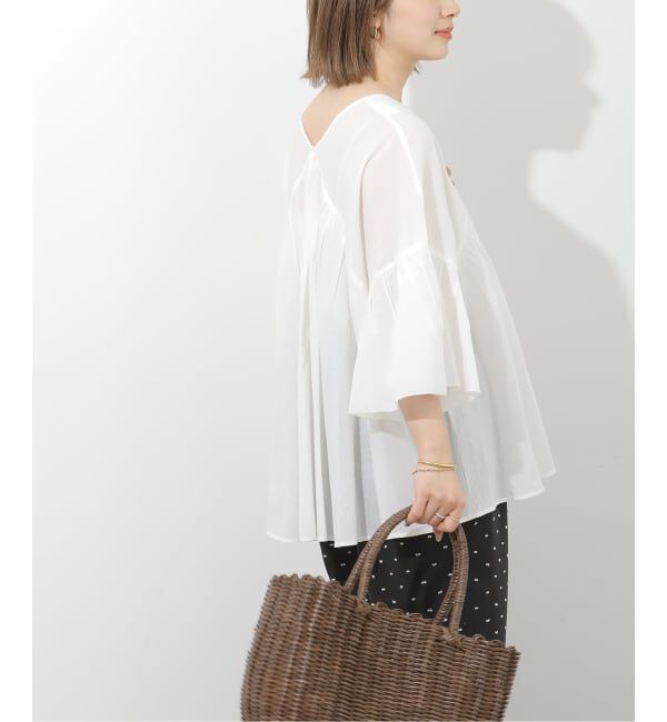 JOURNAL STANDARD relume「コットンギャザーフレアブラウス」|シャツ・ブラウス|