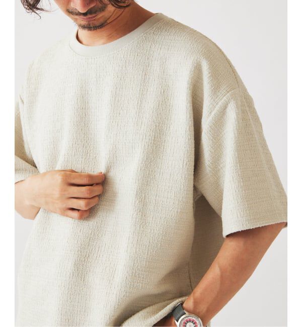 JOURNAL STANDARD relume「ブークレ ジャガード ニットソー」|Tシャツ・カットソー|グレーB
