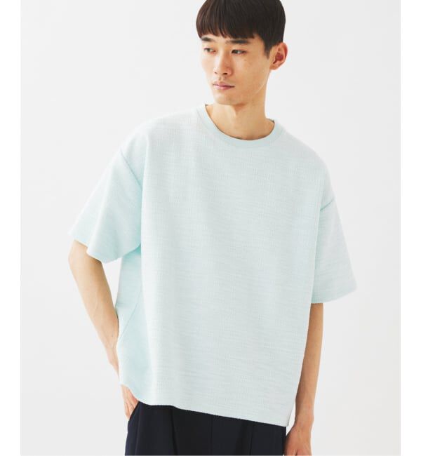 JOURNAL STANDARD relume「ブークレ ジャガード ニットソー」|Tシャツ・カットソー|グリーン E