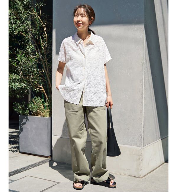 Spick and Span「《追加2》ルーズベイカーパンツ」|カーゴ|