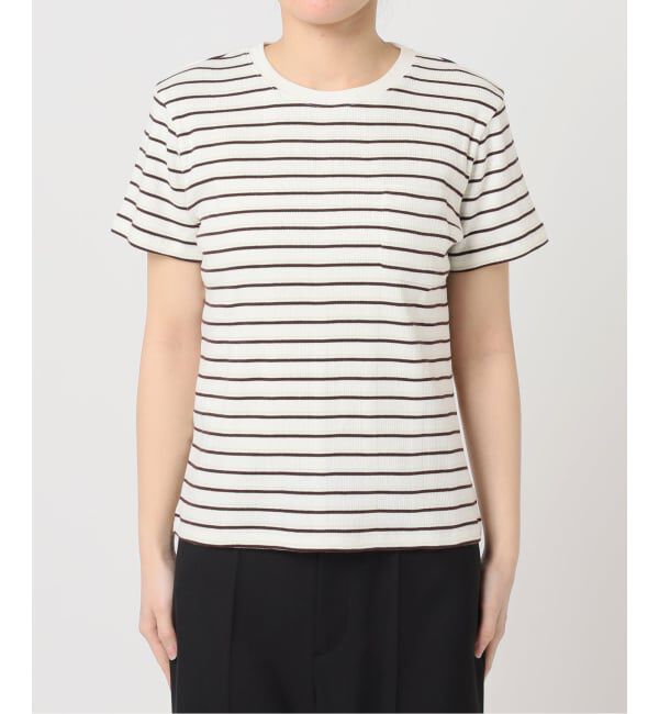 U by SPICK&SPAN「ハリヌキリブマルチボーダーTシャツ」|Tシャツ・カットソー|