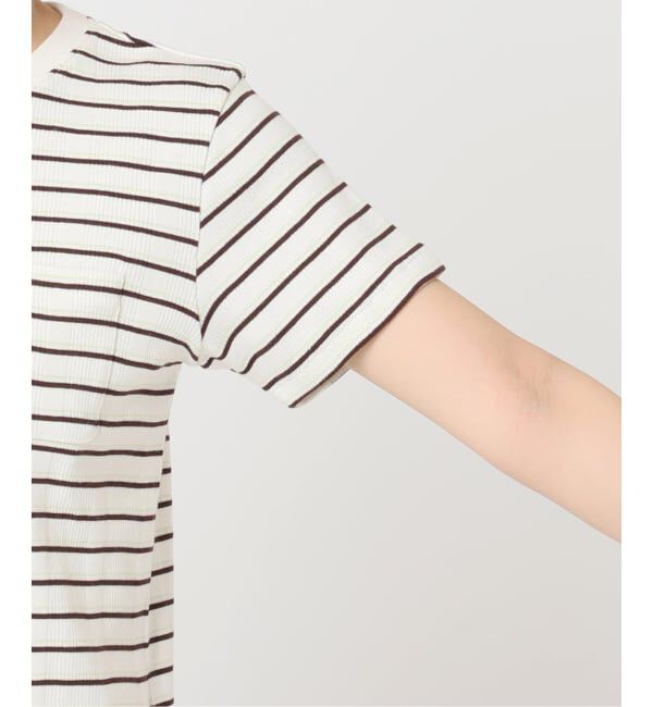 U by SPICK&SPAN「ハリヌキリブマルチボーダーTシャツ」|Tシャツ・カットソー|