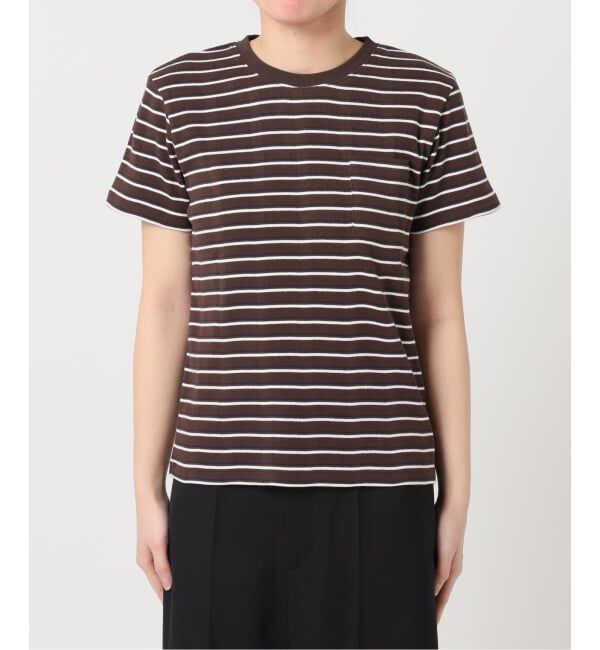 U by SPICK&SPAN「ハリヌキリブマルチボーダーTシャツ」|Tシャツ・カットソー|
