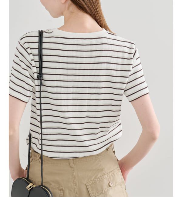 U by SPICK&SPAN「ハリヌキリブマルチボーダーTシャツ」|Tシャツ・カットソー|