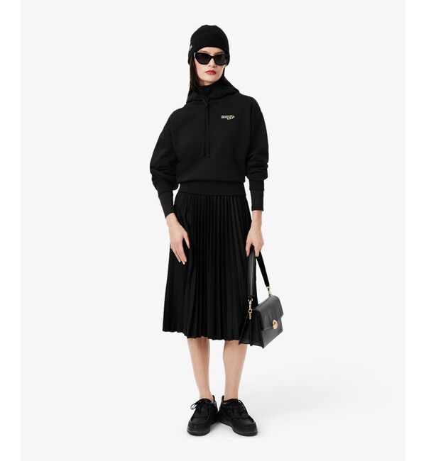 LACOSTE「ネーム＆ワニロゴパッチスウェットフーディー」|パーカー|