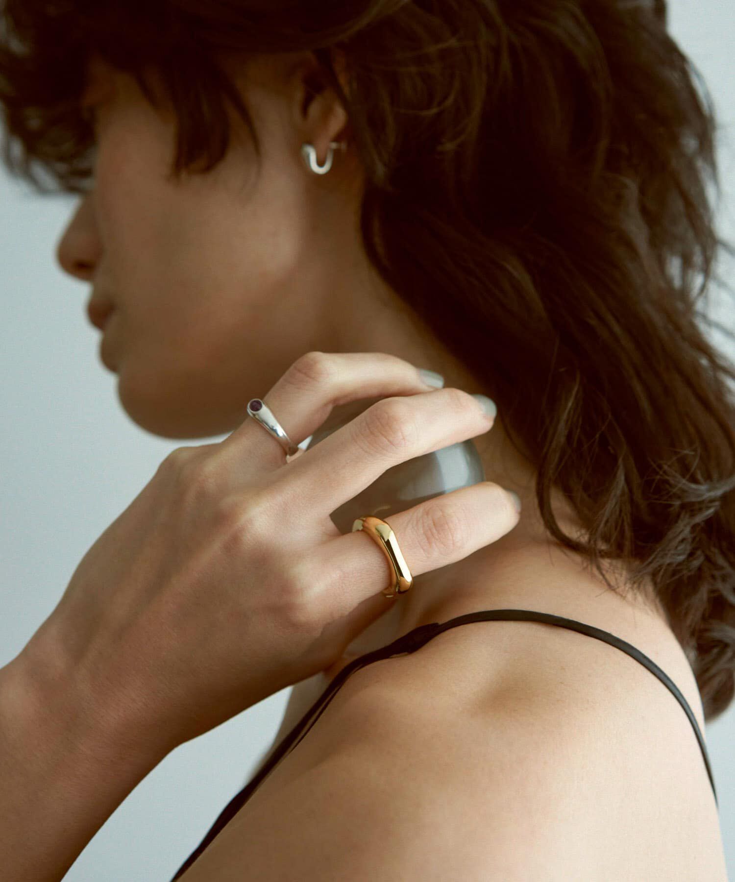 SMELLY「SMELLY so&rsquo;　stone line ring」|リング|