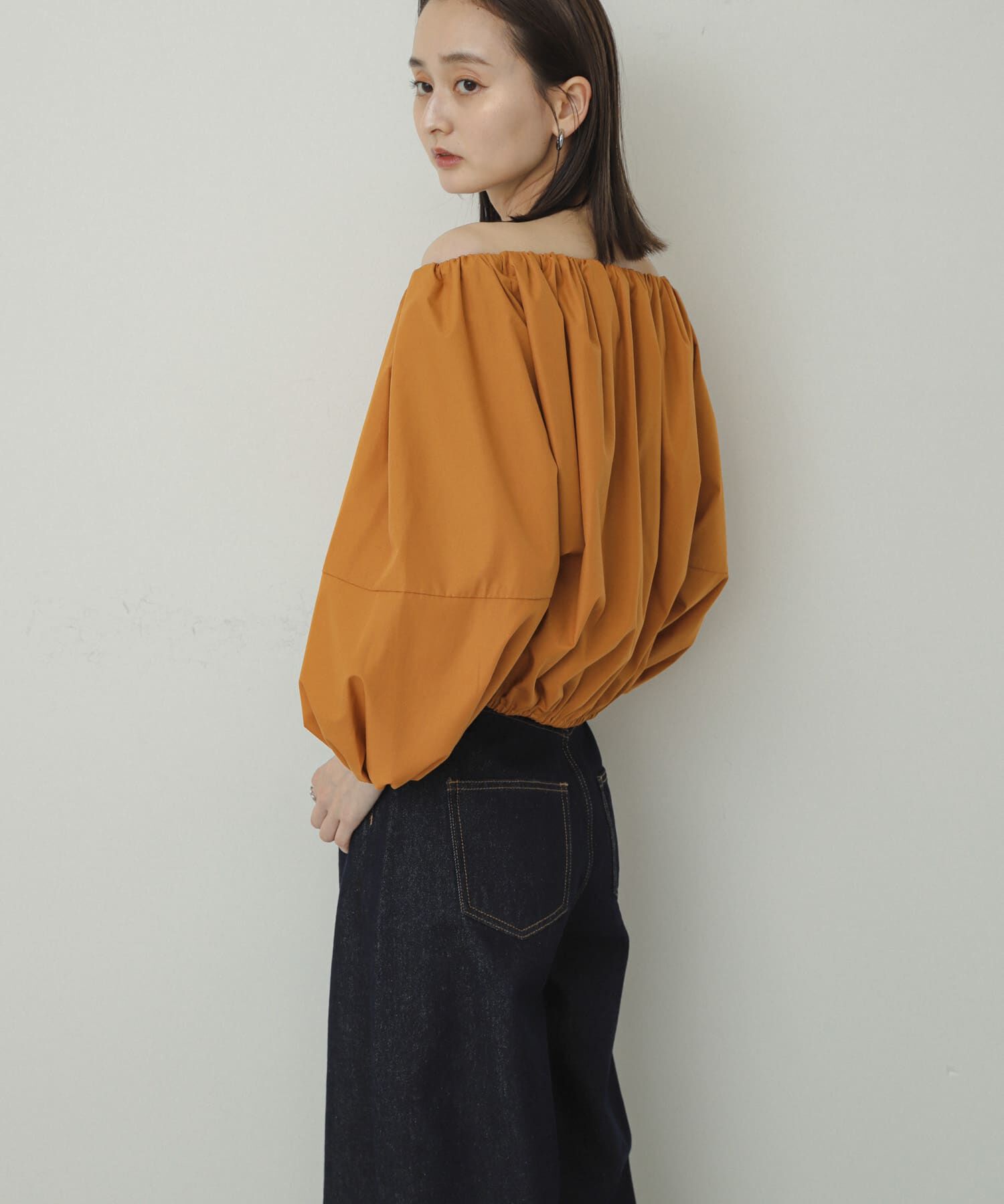 SENSE OF PLACE by URBAN RESEARCH「バルーンオフショルブラウス」|シャツ・ブラウス|
