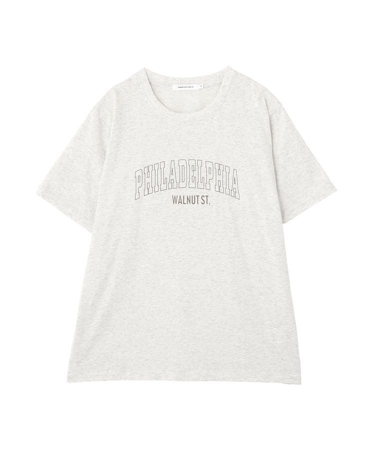 AMERICAN HOLIC「【マルチ機能】カレッジロゴTシャツ」|Tシャツ・カットソー|Gray Mixture