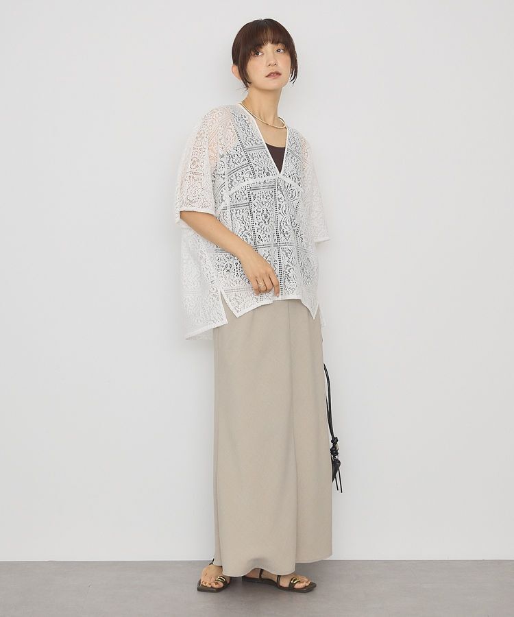 AMERICAN HOLIC「レースコクーンプルオーバー」|Tシャツ・カットソー|