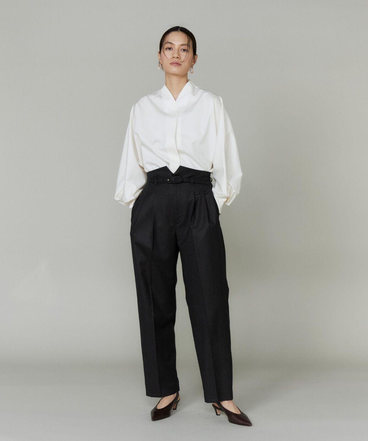 la veille by SUPERIOR CLOSET「《大きいサイズ》クラシックシャツ」|シャツ・ブラウス|