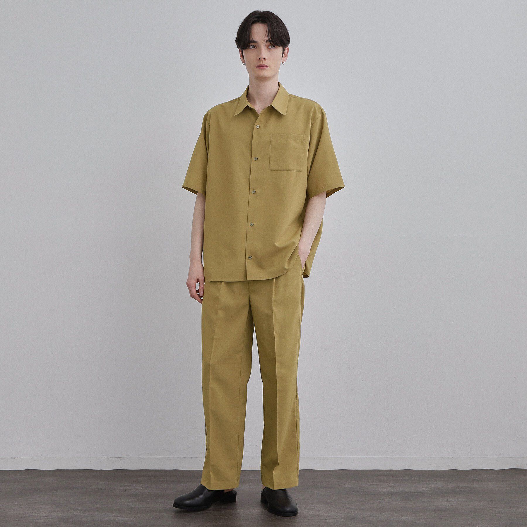 tk.TAKEO KIKUCHI「AIRY DRYレギュラーカラーシャツ/吸水速乾/UVカット/マシーンウォッシャブル/洗濯可/イージ」|シャツ・ブラウス|