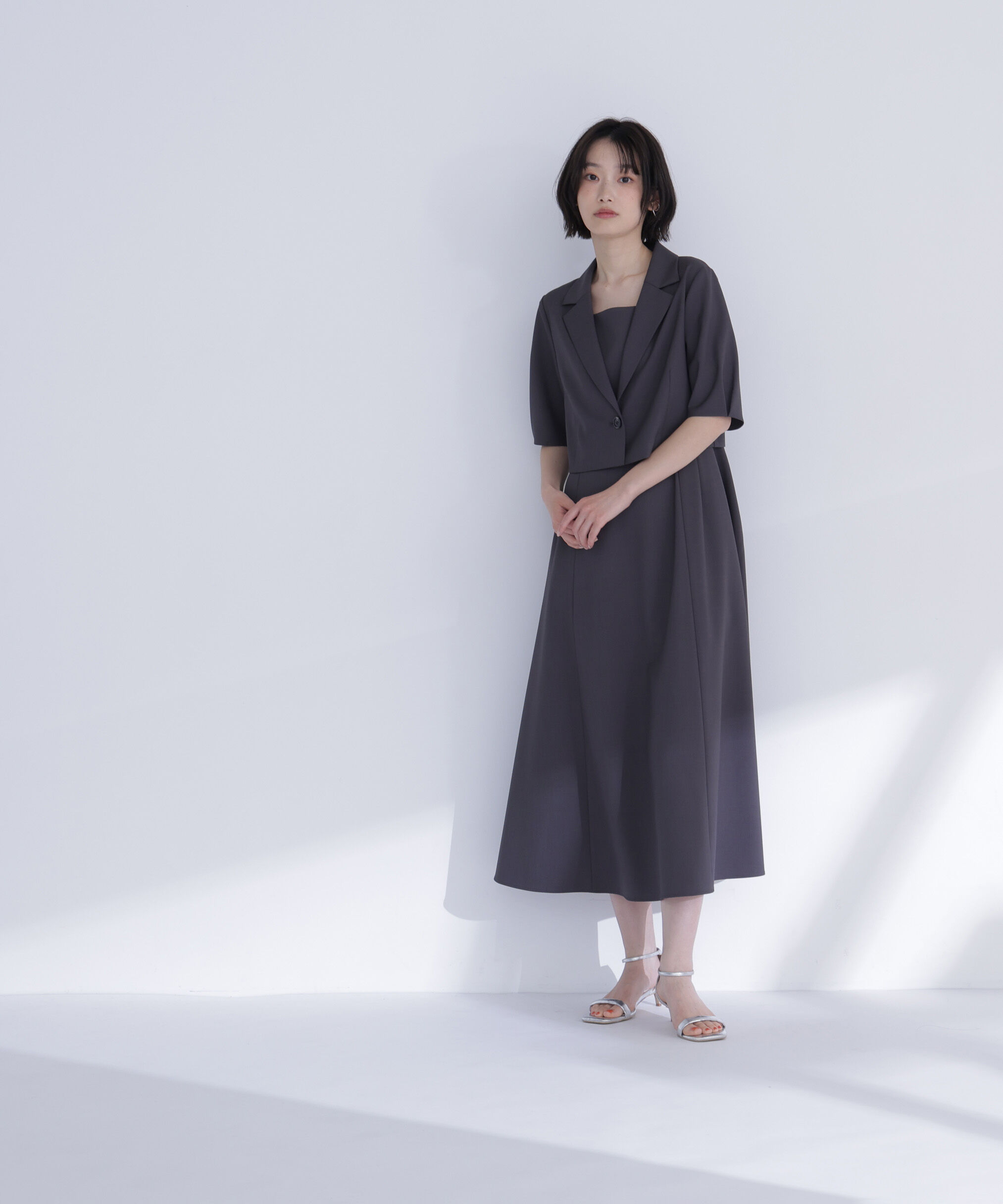  「ショートジャケット＆ワンピース」|ワンピース|