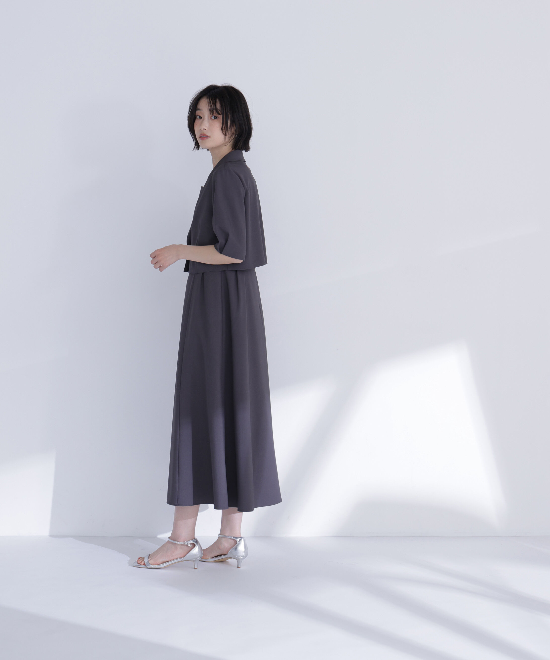  「ショートジャケット＆ワンピース」|ワンピース|