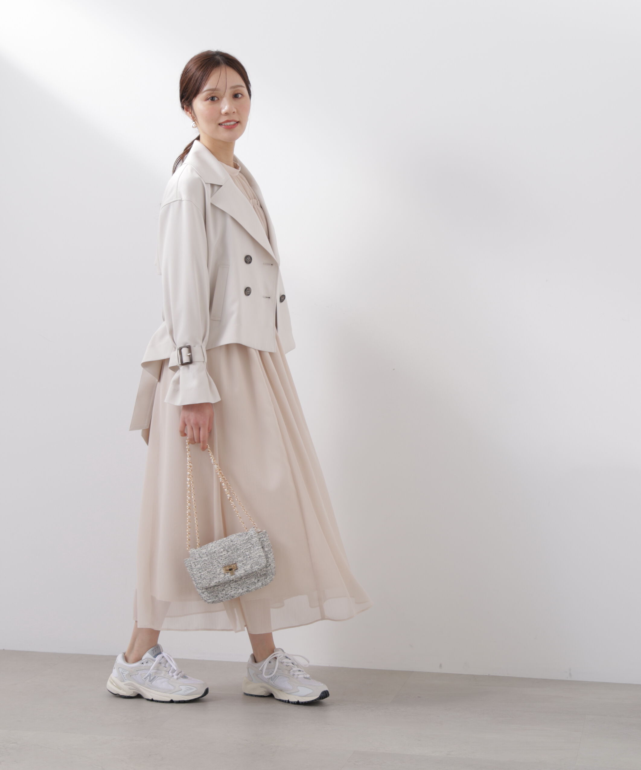 PROPORTION BODY DRESSING「シアーシャーリングワンピース　26SS」|ワンピース|