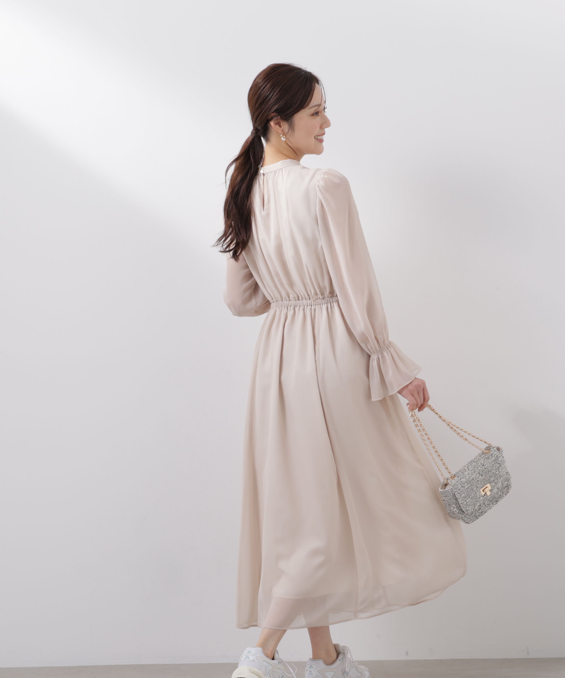 PROPORTION BODY DRESSING「シアーシャーリングワンピース　26SS」|ワンピース|