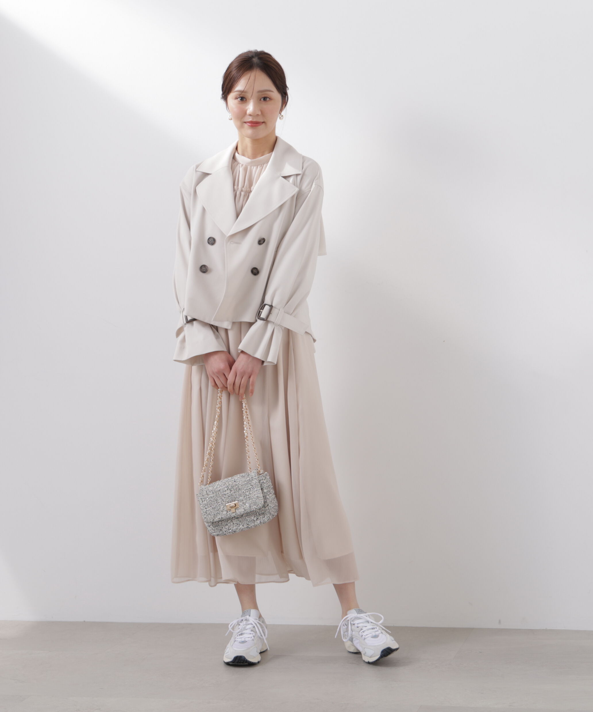 PROPORTION BODY DRESSING「シアーシャーリングワンピース　26SS」|ワンピース|