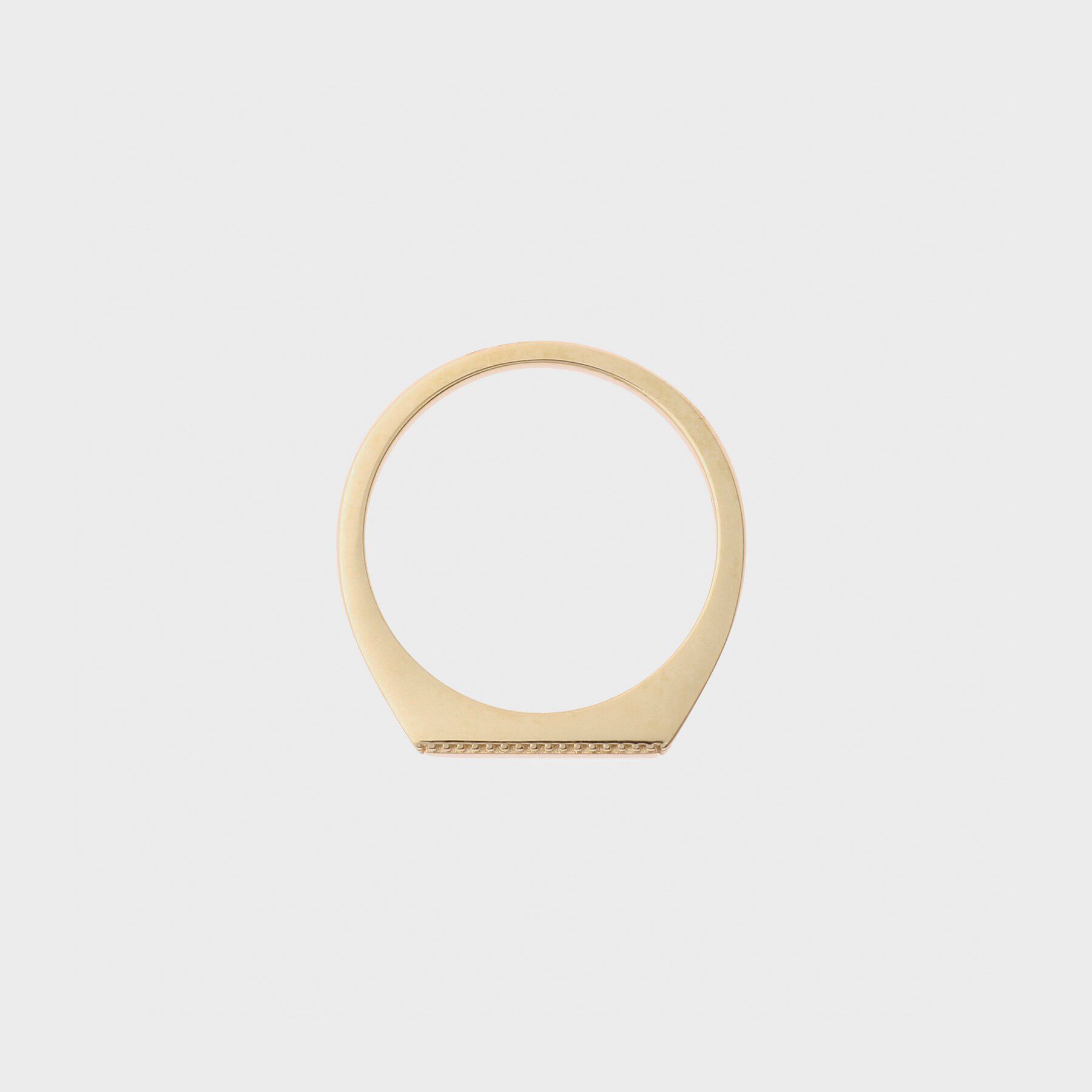 COCOSHNIK「K10シグネットミル リング」|リング|