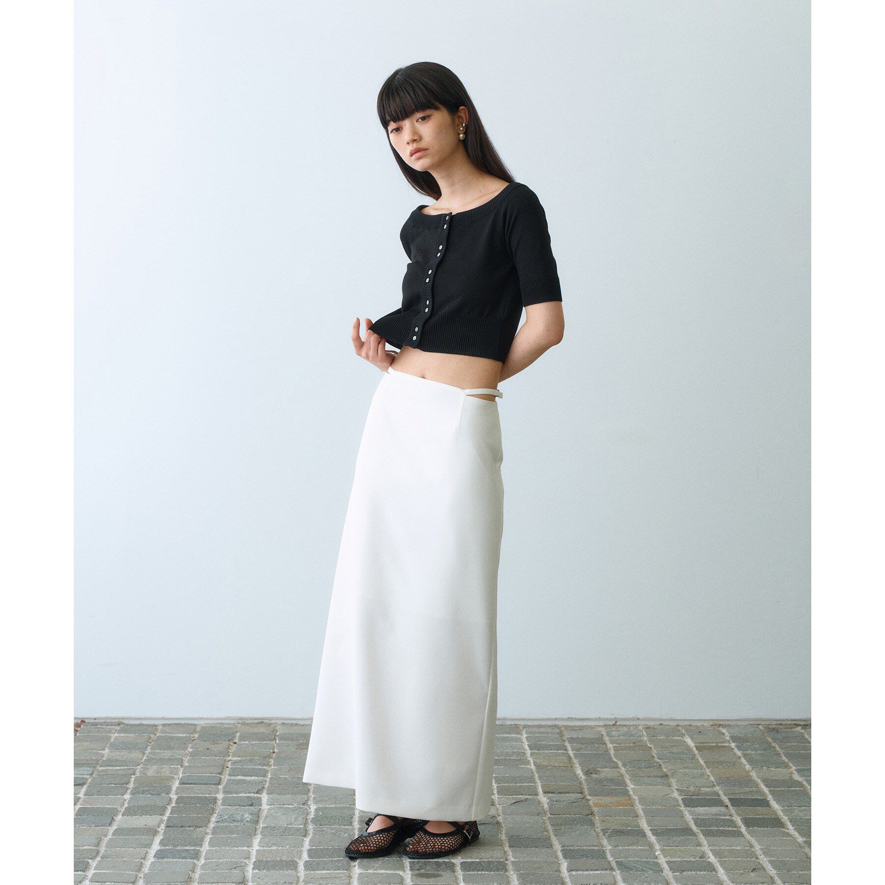 CODE A「sensual satin skirt」|スカート|