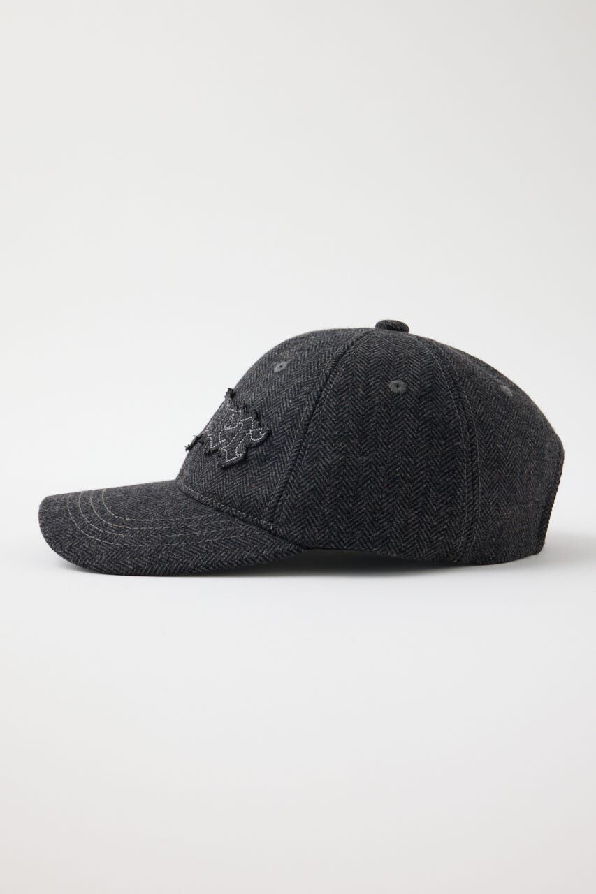 MOUSSY「PATCH WOOL ベースボールキャップ」|その他|