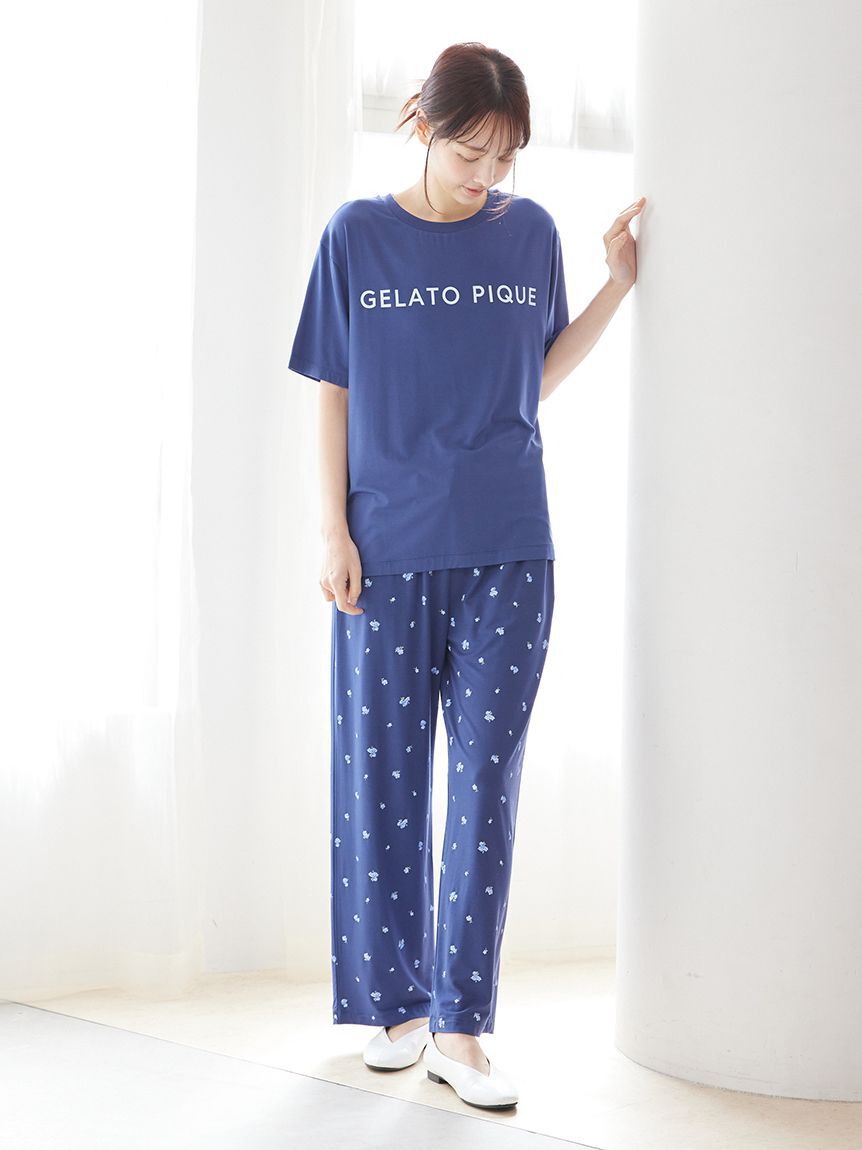 gelato pique「【接触冷感】モチーフ4柄ロングパンツ」|ルームウェア|