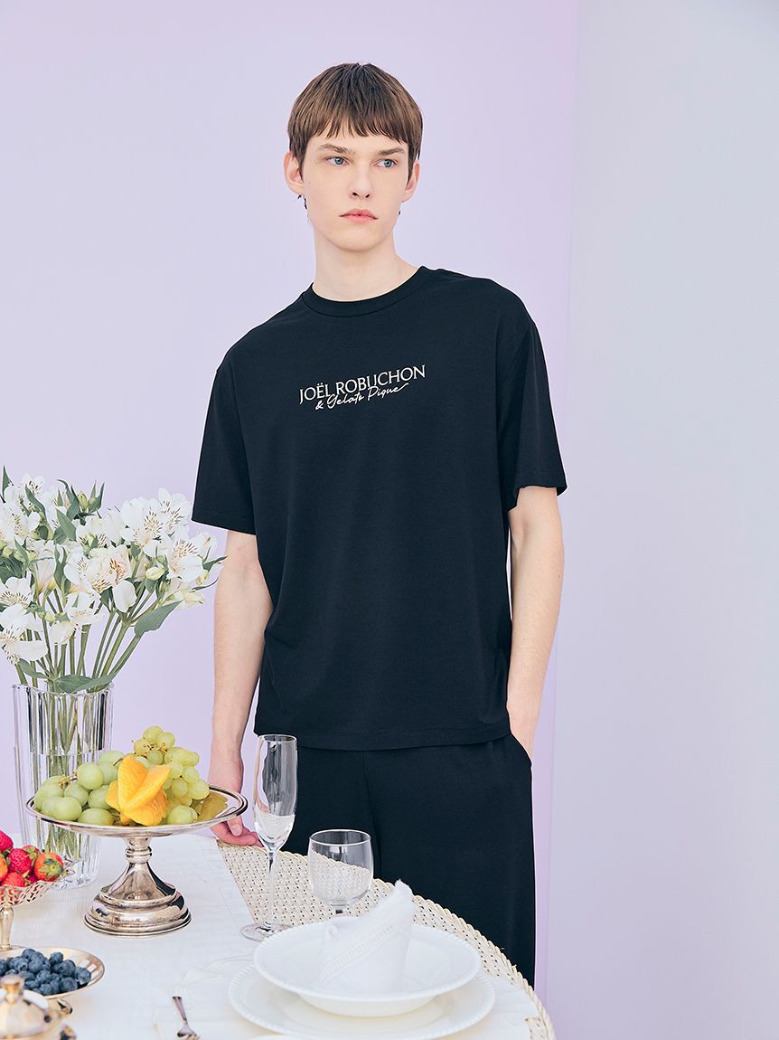 GELATO PIQUE HOMME「【JOEL ROBUCHON】【HOMME】【持続冷感】ロゴプリントTシャツ」|ルームウェア|