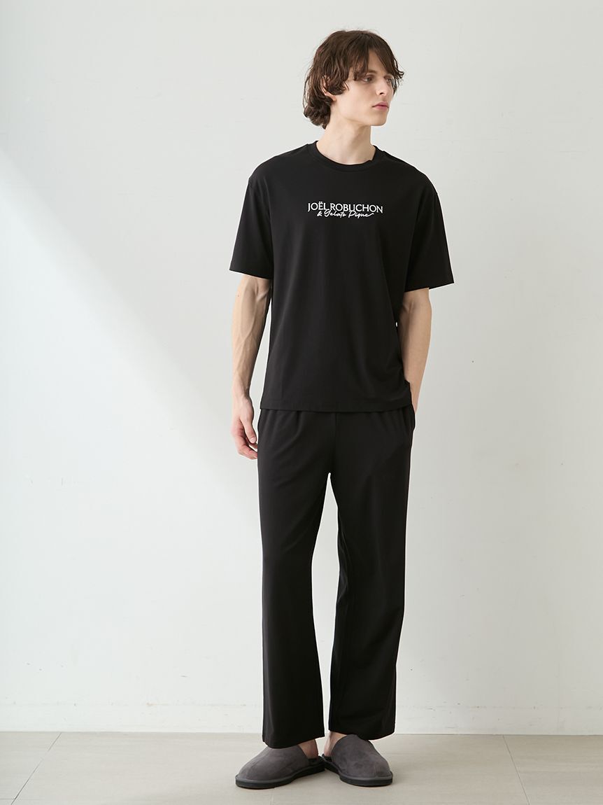 GELATO PIQUE HOMME「【JOEL ROBUCHON】【HOMME】【持続冷感】ロゴプリントTシャツ」|ルームウェア|