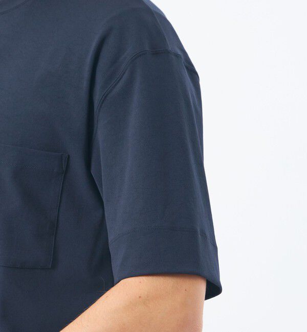 MACKINTOSH PHILOSOPHY「ブリテック 五分袖ポケT ドライフラットストレッチクロス」|Tシャツ・カットソー|