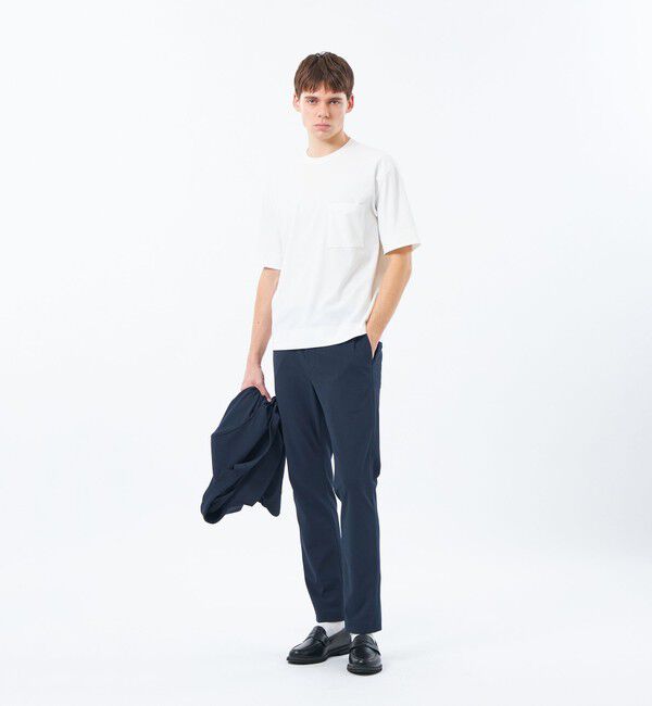 MACKINTOSH PHILOSOPHY「ブリテック 五分袖ポケT ドライフラットストレッチクロス」|Tシャツ・カットソー|