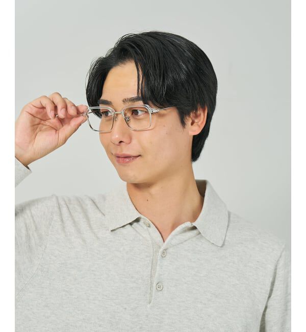  「ウェリントン型 メガネ | メタル 高級感  度あり 度なし メンズFASHION レンズ交換券付」|メガネ|