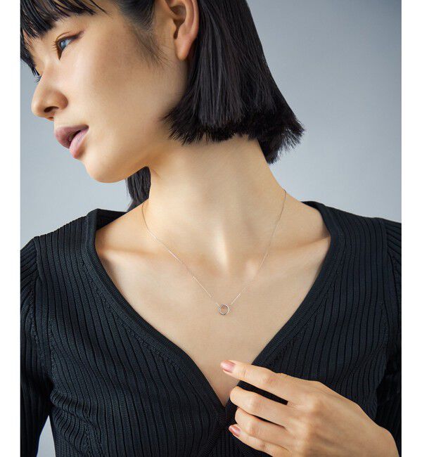 Jouete「[レイヤー] PT900/850 ネックレス サークル」|ネックレス|