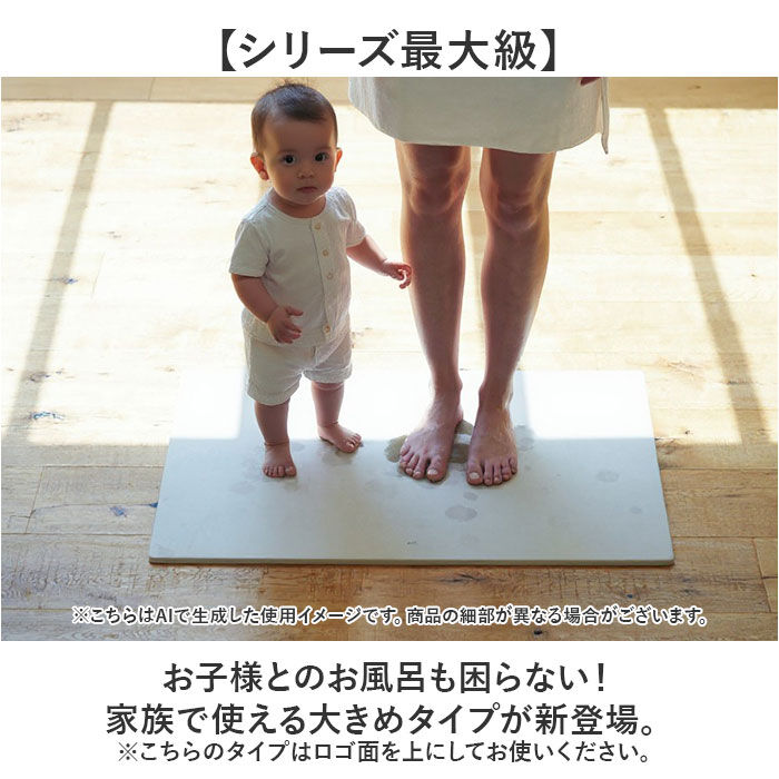 BACKYARD FAMILY「珪藻土バスマット soil 通販 日本製 バスマット ソイル 足ふきマット large」|その他|