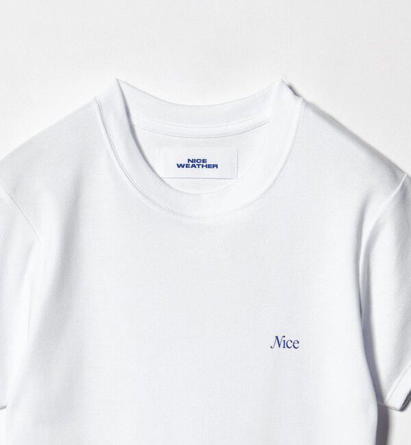 NICE WEATHER「＜NICE WEATHER＞ロゴヘルシー Tシャツ」|Tシャツ・カットソー|