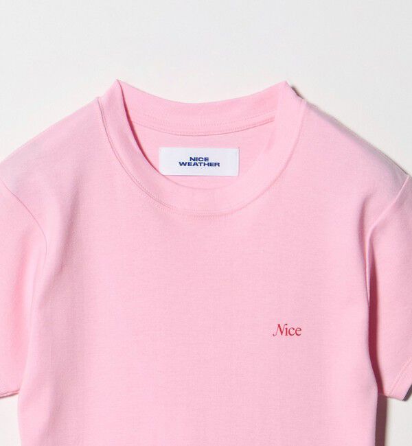 NICE WEATHER「＜NICE WEATHER＞ロゴヘルシー Tシャツ」|Tシャツ・カットソー|