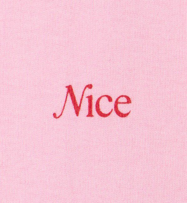 NICE WEATHER「＜NICE WEATHER＞ロゴヘルシー Tシャツ」|Tシャツ・カットソー|
