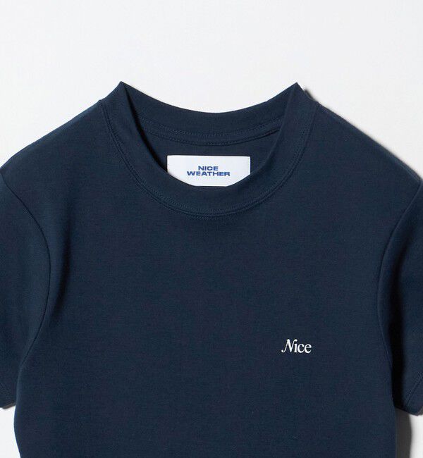 NICE WEATHER「＜NICE WEATHER＞ロゴヘルシー Tシャツ」|Tシャツ・カットソー|
