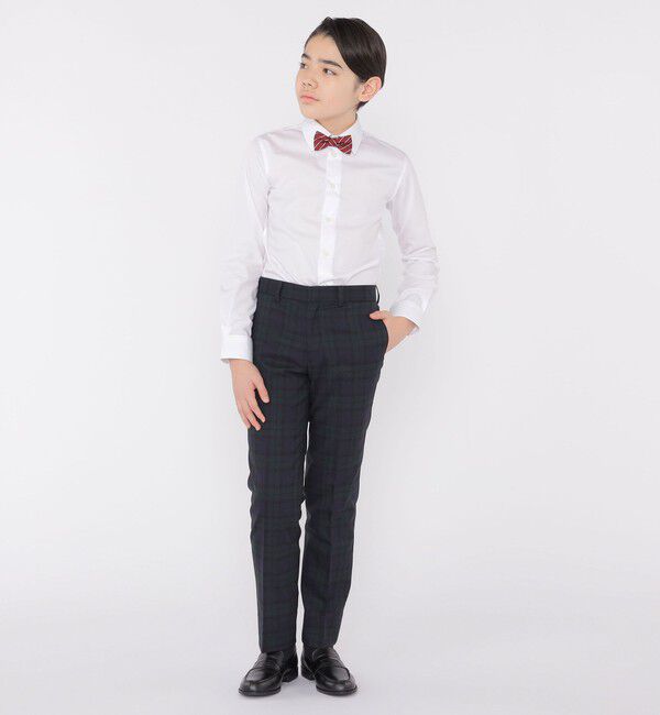 SHIPS KIDS「SHIPS KIDS:140～160cm / 無地 レギュラーカラー シャツ」|シャツ・ブラウス|