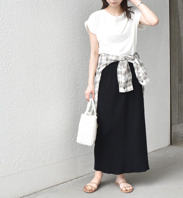 SHIPS Colors 「SHIPS Colors:〈接触冷感・手洗い可能〉クールタッチ ドレープ TEE◇」|Tシャツ・カットソー|