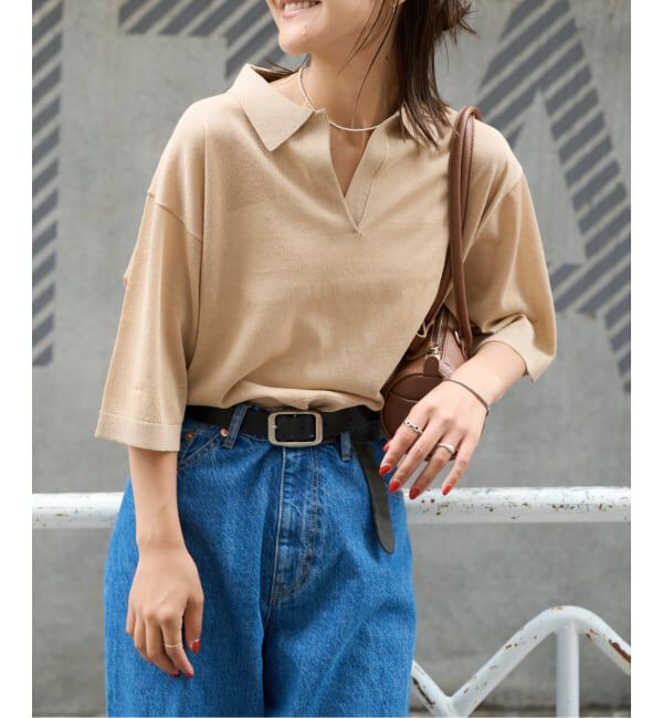 OUTDOOR PRODUCTS Usual Things「≪予約≫ハイゲージシアースキッパーニット」|ポロシャツ|