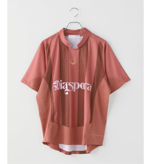 JOINT WORKS「DIASPORA SKATEBOARDS / ディアスポラスケートボード Striped Training Top」|Tシャツ・カットソー|レッド