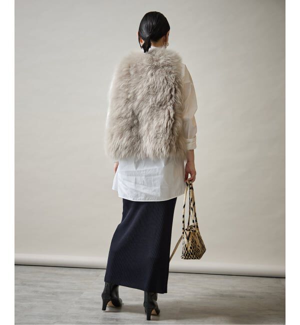 VERMEIL par iena「Embraced wool RIB スカート」|スカート|